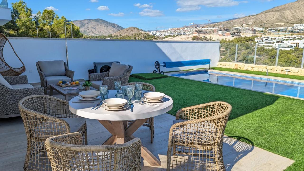 Apartamento Panoramic Pool & Mountains House Finestrat Exterior foto